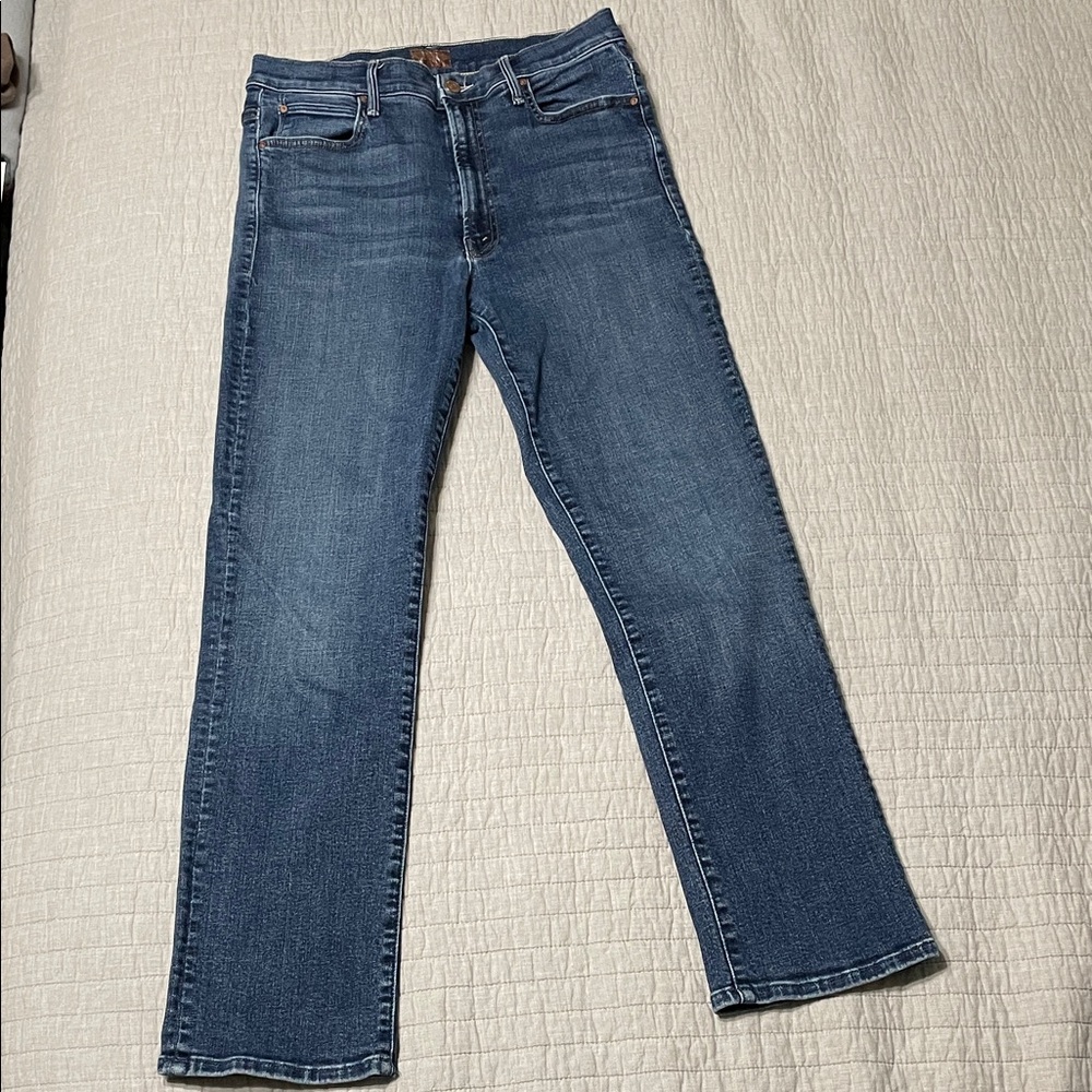 MOTHER The Swooner Rascal Ankle Jeans - Blue Mother Jeans in Hot Springs Sz 30